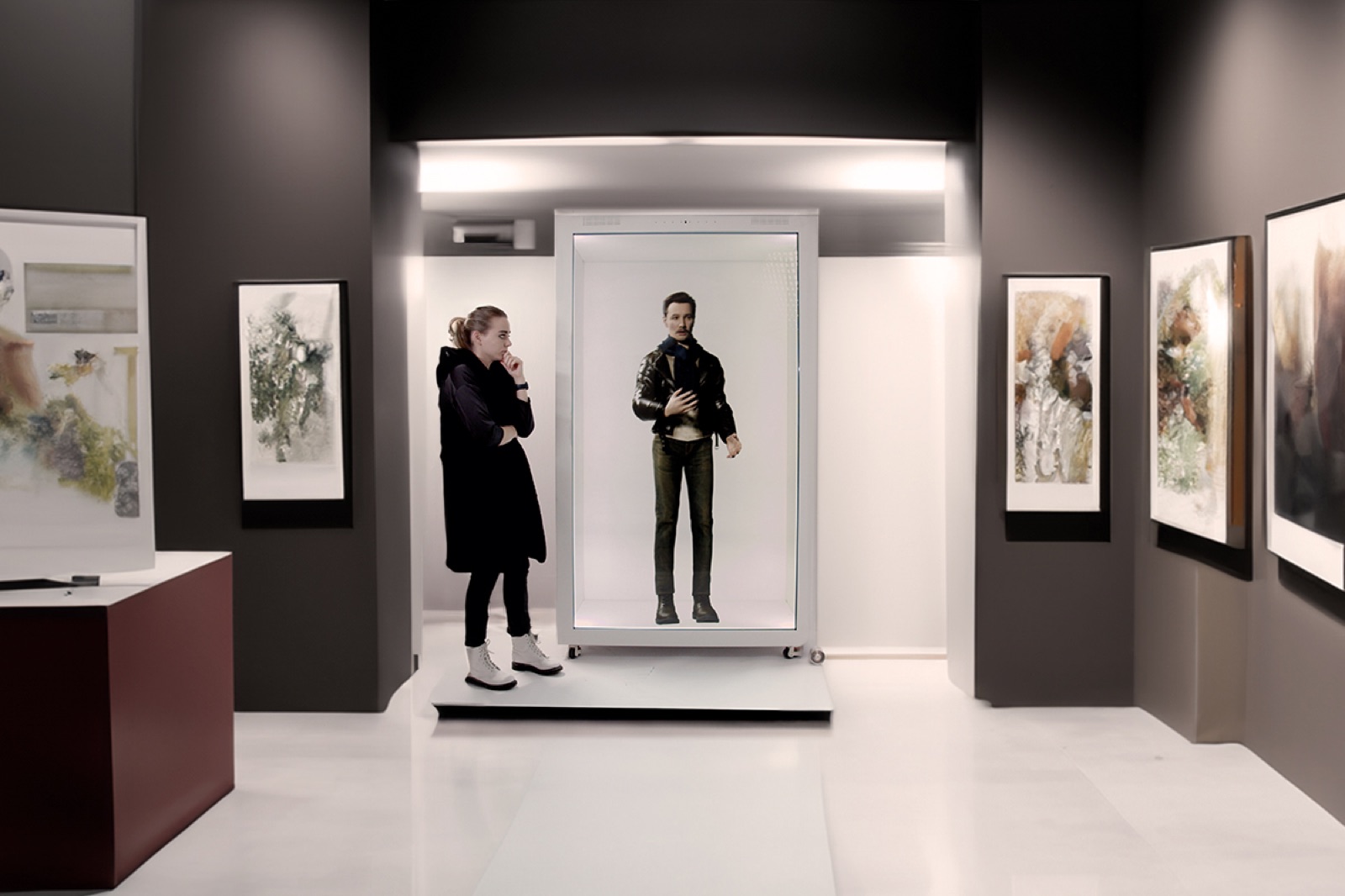 Image of a real person in the Box